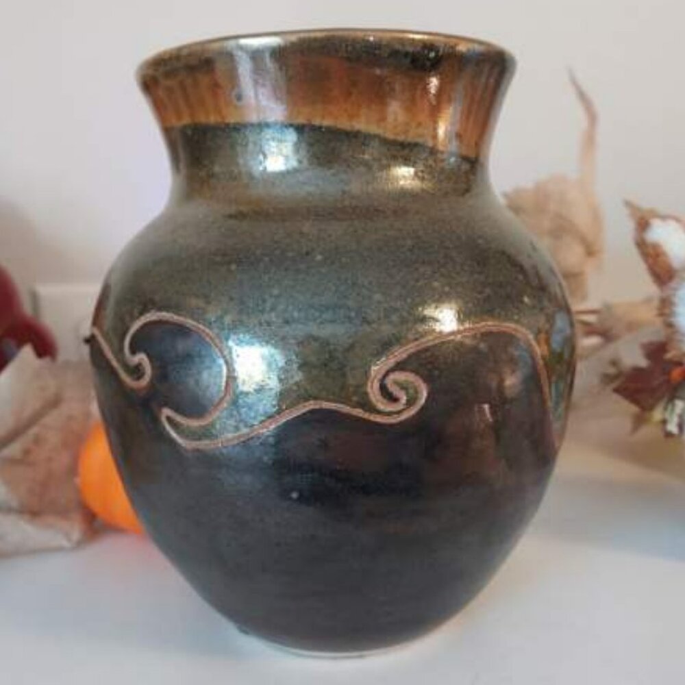 Handmade ceramic vase - Picture 5 of 5
